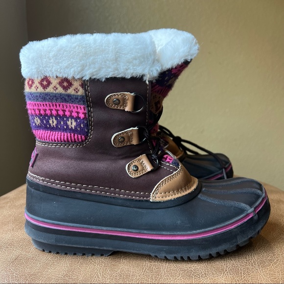 London Fog Tottenham Winter Boots Size 4 - Picture 5 of 8